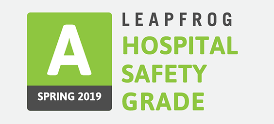 Leapfrog Hospital Safety Grade A, Spring 2019